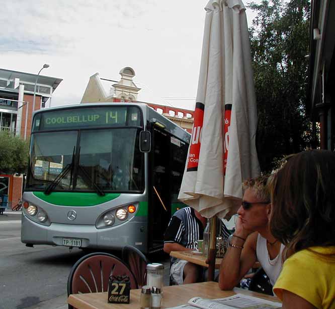 Transperth Mercedes O405NH Volgren CR225L 1181